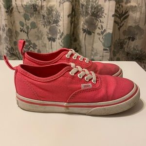Toddler size 10 pink Vans